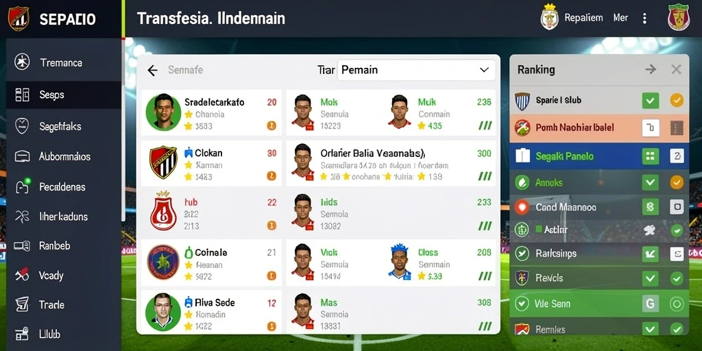 ut77 - Menu permainan yang mudah dinavigasi dan user-friendly.